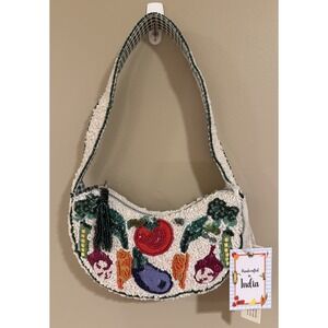 New Release Viral Beaded  Vegetable Shoulder Bag Handcrafted In India